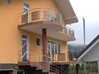 Balustrade balcon inox cu plexiglas