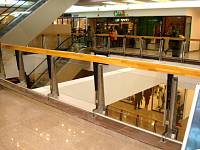 Balustrade inox cu geam duplex