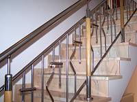 Balustrade inox cu lemn