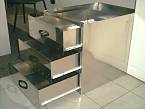 Dulap din inox cu 3 sertare 2