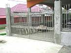 Poarta din inox acces auto