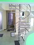 Scara circulara inox cu lemn 42