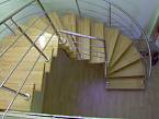 Scari interioare cu vang dublu balustrade inox 10