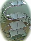 Suport tort inox sarpe cu talere patrate
