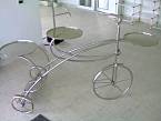 Suport tort inox bicicleta 3 talere